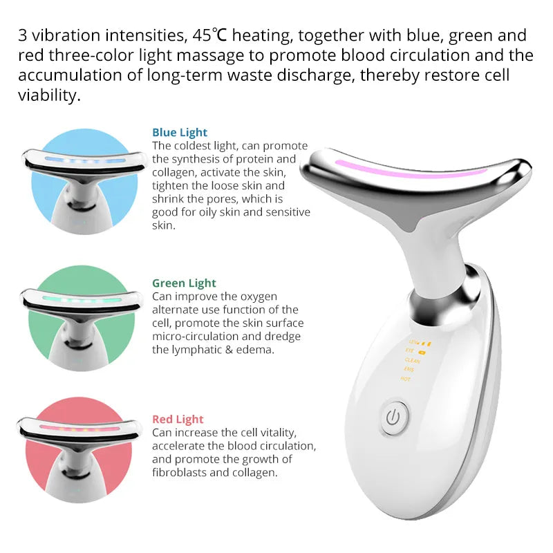 EMS Thermal Neck Lifting and Tighten Massager