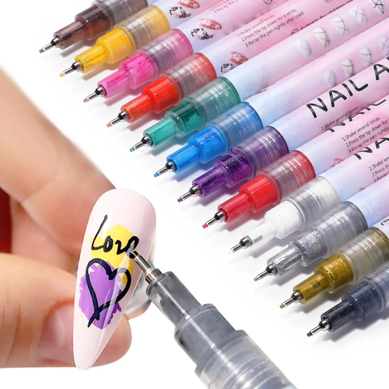 Pen Nail Manicure Decoration Tools