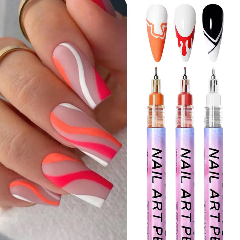 Pen Nail Manicure Decoration Tools