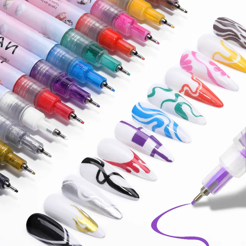 Pen Nail Manicure Decoration Tools