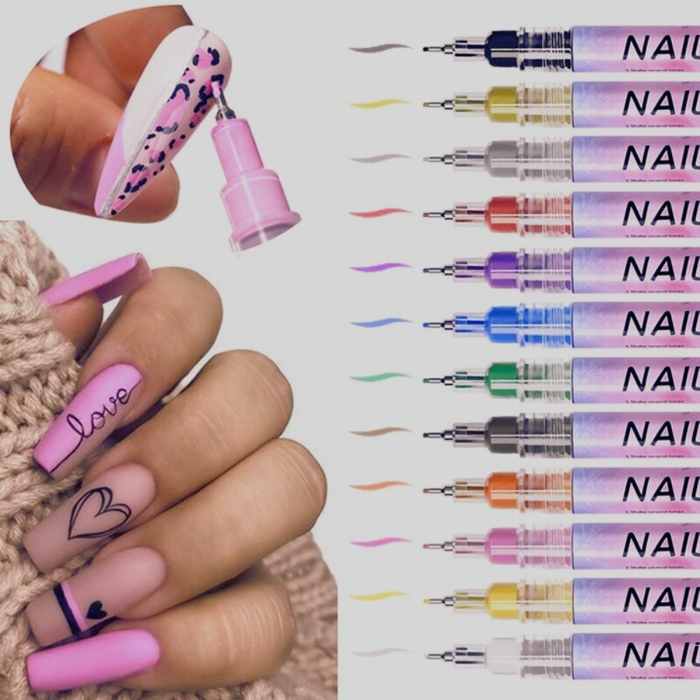 Pen Nail Manicure Decoration Tools